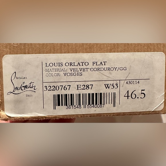 🚫🚫🚫SOLD🚫🚫🚫
Christian Louboutin Louis Orlato Velvet Sneakers - Colour Vosges - Picture 7 of 8